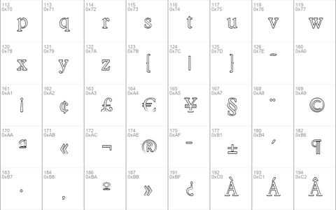 CharlesBeckerOutline-Light Regular