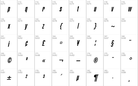 CorporateCompressedUltra Italic