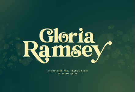 Gloria Ramsey font