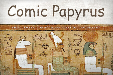 Comic Papyrus font