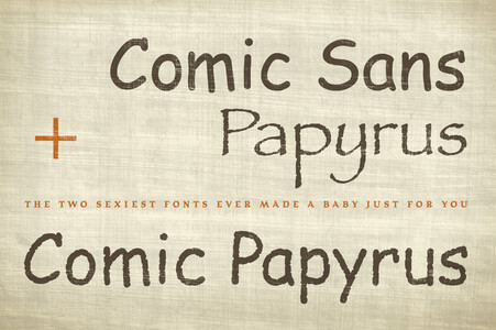 Comic Papyrus font