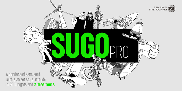 Sugo Pro Display Light font