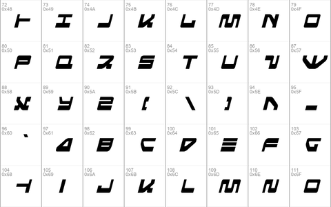 Searider Falcon Condensed Italic