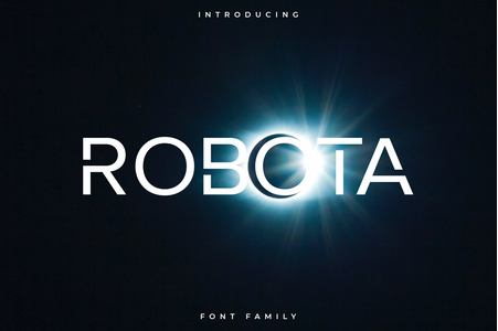 Robota-NonCommercial font