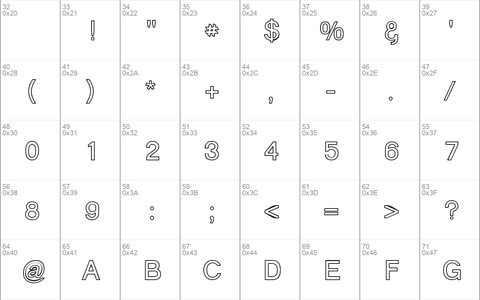 Goulong Bold Outline