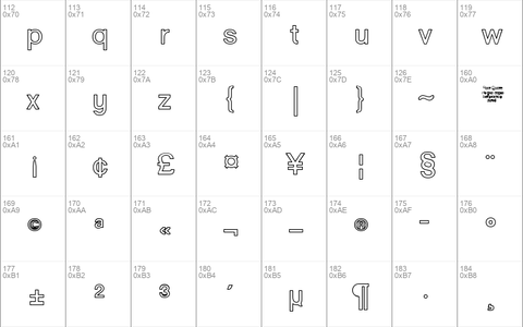 Goulong Bold Outline