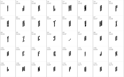 almanac italic grunge