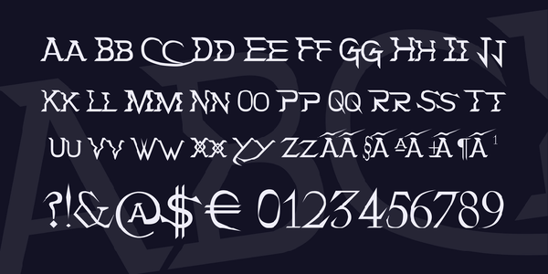 Holitter Tittanium font