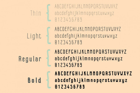 Impreciso personal Light font