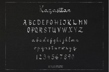 Kazasttan-Free font