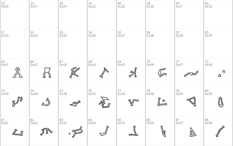 Stargate SG-1 Address Glyphs