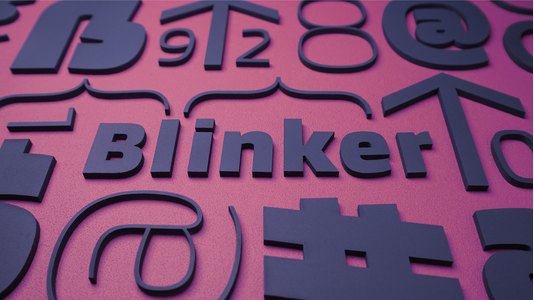 Blinker Black font