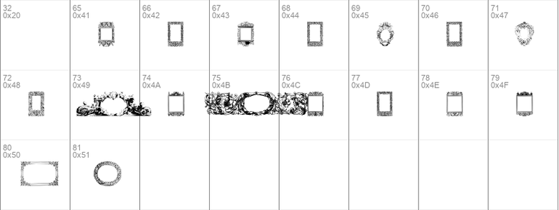 Decorative Ornamental Regular