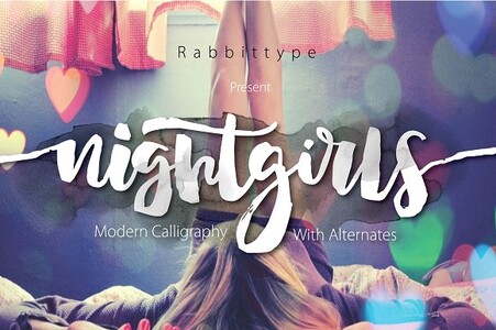 Nightgirls Alternates font