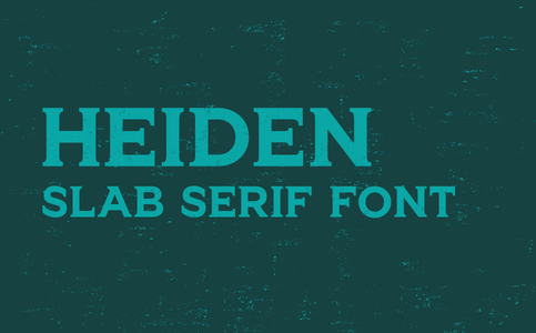 HEIDEN font