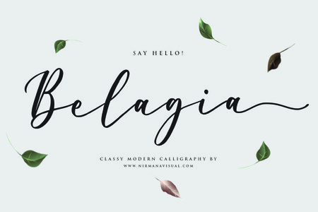 Belagia - Demo font