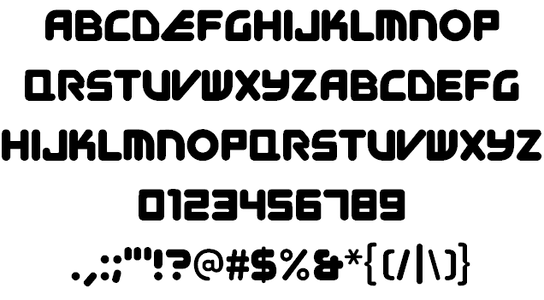 E4 Digital Final font