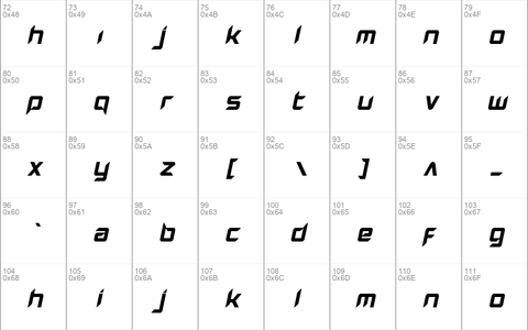 Hollow Point Super-Italic