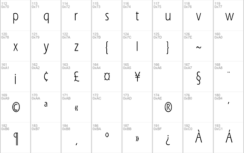 ErosCondensed Regular