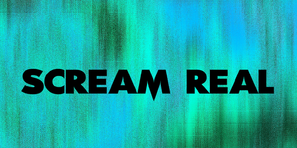 Scream Real font