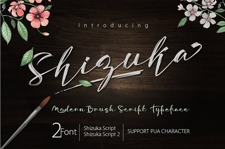 Shizuka Script font