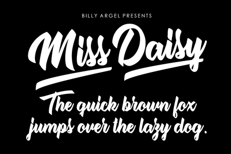Miss Daisy Personal Use font