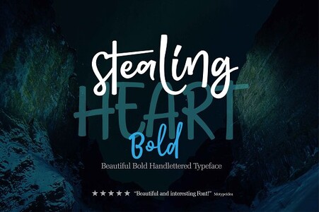 Stealing Heart font