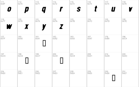 Helvetica Condensed Destressed