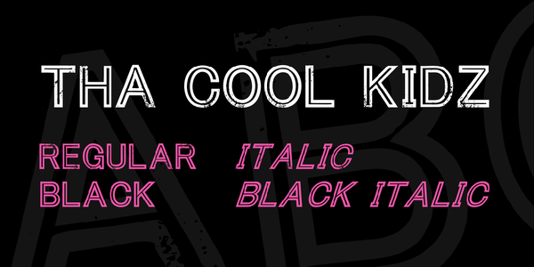 Tha Cool Kidz font