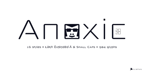 Anoxic Light font