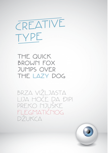 Creative Type font