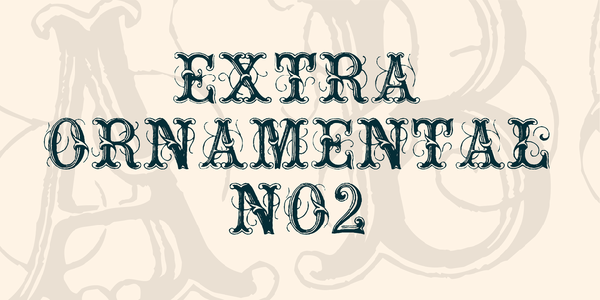 ExtraOrnamentalNo2 font