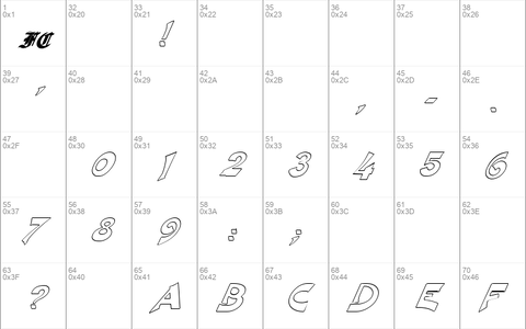 FZ JAZZY 11 HOLLOW ITALIC