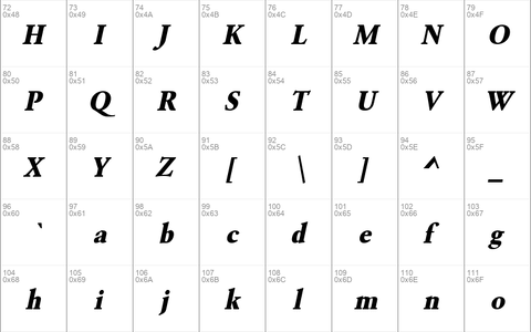 URWGaramondTExtBolNar Oblique