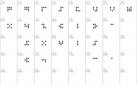 3x3 dots Regular
