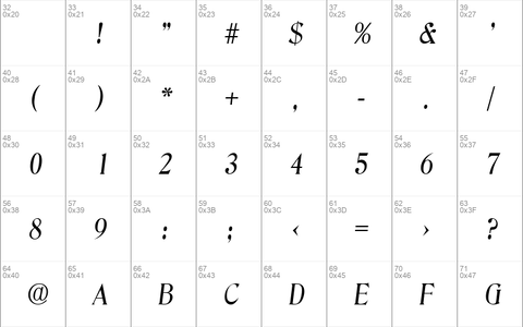 Denver-Serial RegularItalic