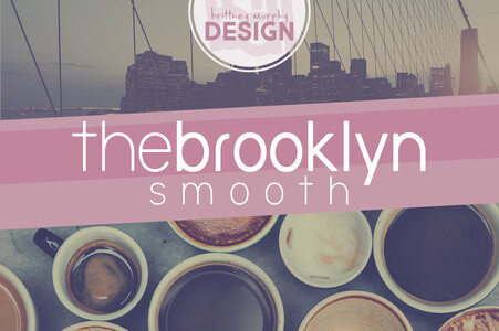 The Brooklyn Smooth Bold font