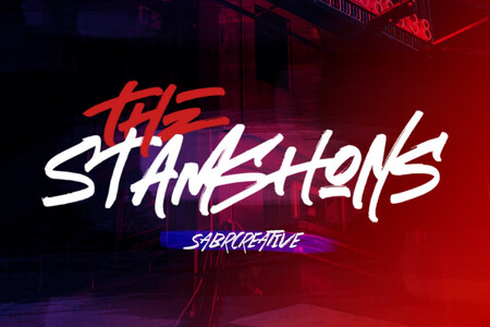 The Stamshons Demo font