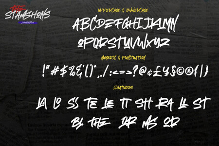 The Stamshons Demo font