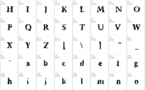 Ticky font Regular