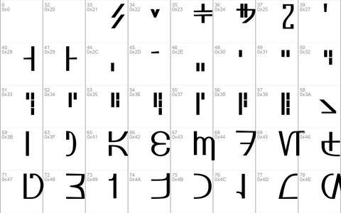 Aurebesh_Rodian font