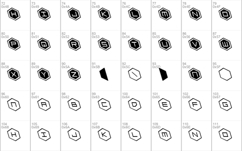 HEX:gon Leftalic Italic