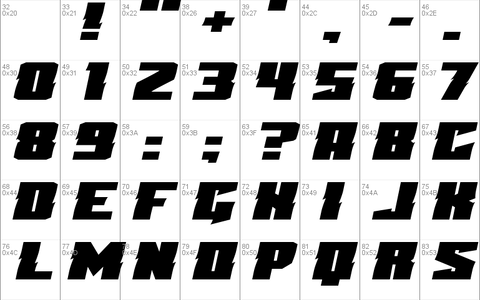 shift font