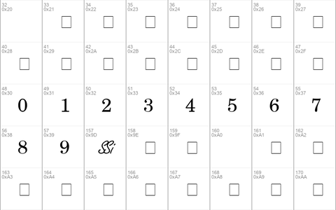 Century Schoolbook RepriseFractions SSi