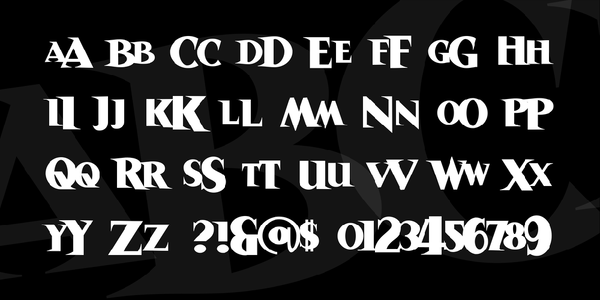 Sanitarium BB font