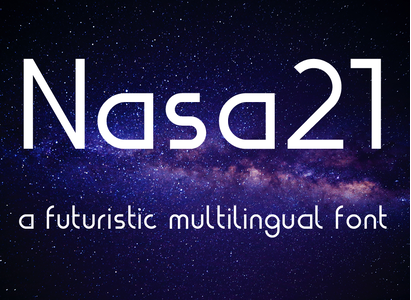 Nasa21 font