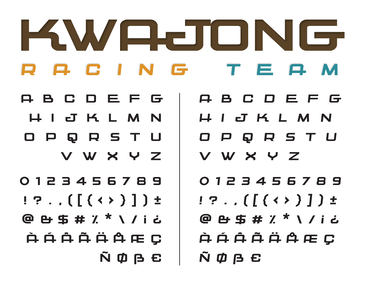 Kwajong font