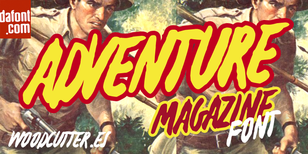 Adventure Magazine font