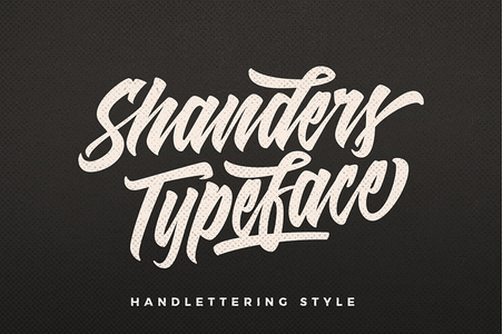 Shanders Free font