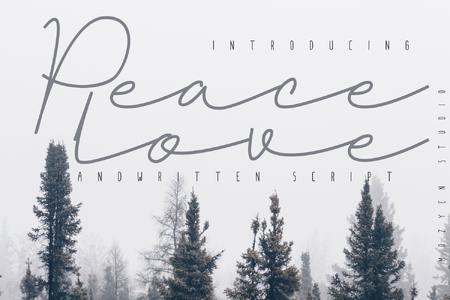 Peacelove font